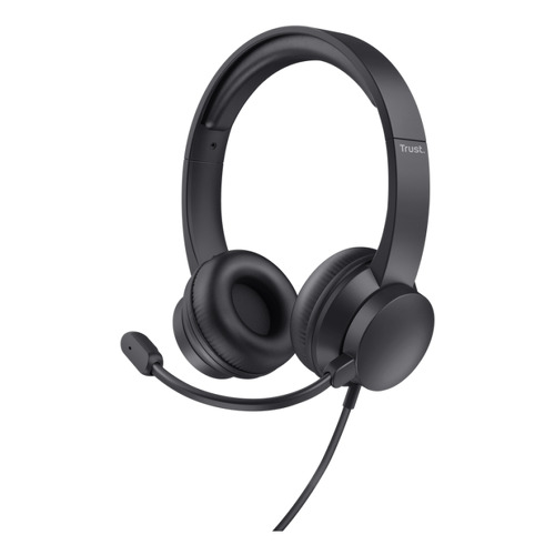 Trust Ayda PC Headset - Banda para a cabeça ajustável - Controlo de volume supra-aural - Microfone duplo - Ficha de áudio de 3,5 mm - Sensibilidade do microfone 95Db - Trust 250537