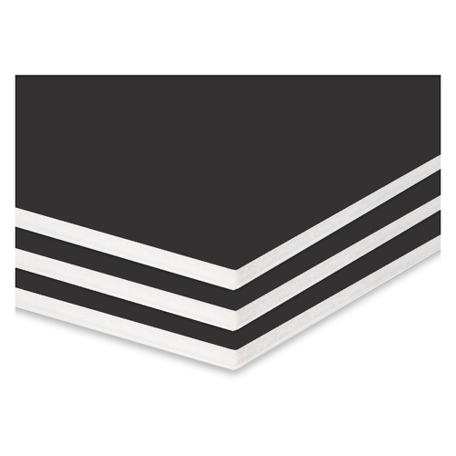 Placa K-Line Preto 5mm 50x70cm Pack 40un - Sadipal 1582035