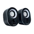 Equip Life Colunas 2.0 USB 6W - Conector Jack 3,5 mm - Controlo do altifalante - Cor Preto/Branco - Equip 245333