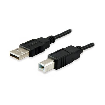 Equipar o cabo da impressora USB-A 2.0 macho para USB-B macho 1m - Equip EQ128863