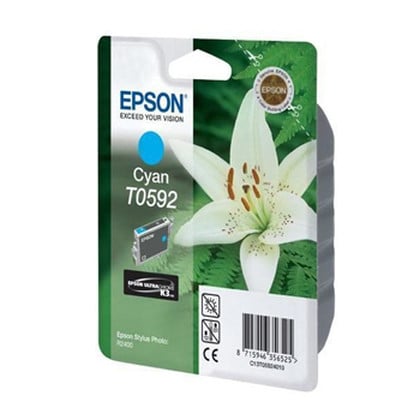 Tinteiro Epson T0592 Azul C13T05924010 13ml - Epson C13T05924010