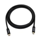 EQUIP CABO USB 3.2 GEN 1X1 TYPE-C TO C M/M 2.0M 5G TRANSFER 3A BLACK - Equip 128347