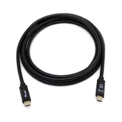 EQUIP CABO USB 3.2 GEN 1X1 TYPE-C TO C M/M 2.0M 5G TRANSFER 3A BLACK - Equip 128347