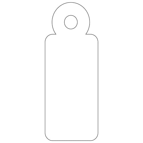 Etiquetas penduradas Apli Branco 13 x 34mm 1.000 pcs. - APLI 208306