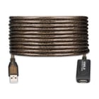 EWENT CABO EXTENSÃO USB 2.0 M/F AMPLIFICADA 25MT - Ewent EW1024
