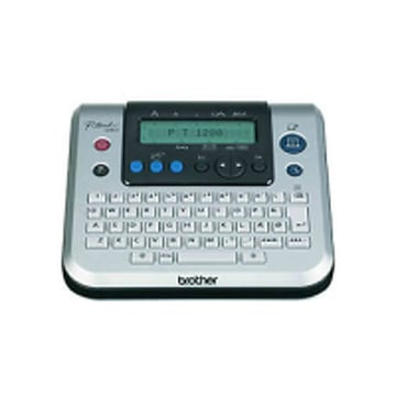 Brother PTouch1280, QWERTY, 10 mm/seg, AAA, Preto, Prateado - Brother PT1280