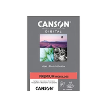 Papel 255gr Foto Canson Premium Highgloss 10x15cm 50 Folhas - Canson 1084334