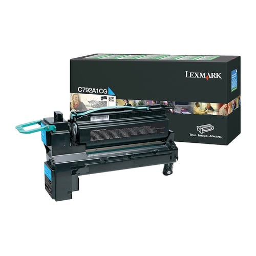 LEXMARK TONER AZUL C792/X792 C/RETORNO 6K - Lexmark C792A1CG