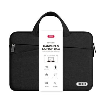 Capa para portátil XO - até 13" - resistente a salpicos, desgaste e riscos - design moderno - preto - XO 240147