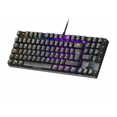 Teclado mecânico USB Mars Gaming MKREVO PRO - Teclas azuis OUTEMU - Antighosting - Iluminação RGB - Cabo de 1,50 m - Mars Gaming MKREVOPROBES