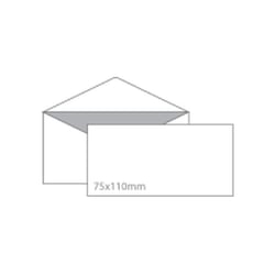 Envelopes 075x110mm A7 s/Janela s/Cola Branco 100un - Neutral 1611023