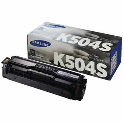 Cartucho de toner original preto Samsung CLP415/CLX4195 - CLT-K504S/SU158A - Samsung SU158A
