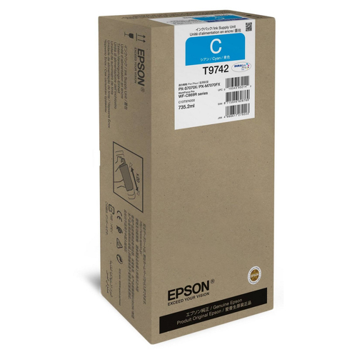 EPSON TINTEIRO AZUL XXL T9742 WF-C869R - Epson C13T97420N