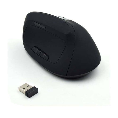 EWENT RATO WIRELESS ERGONOMICO BATERIA 1600DPI BLACK - Ewent EW3158