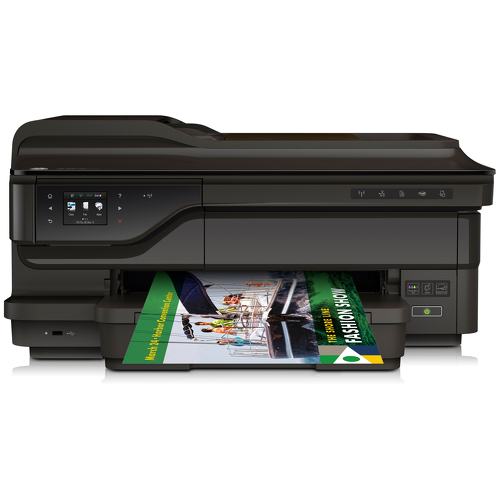 HP OfficeJet 7612, Jato de tinta térmico, Impressão a cores, 4800 x 1200 DPI, A3, Impressão directa, Preto - HP G1X85A