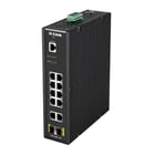 Switch Industrial D-Link 10 Portas Gigabit + 2 SFP - D-Link DIS-200G-12S