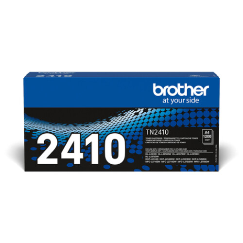 Toner preto, duração estimada: 1.200 páginas segundo ISO/IEC 19752 - Brother TN2410