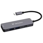 VERBATIM DOCK 4K USB-C 1xHDMI 1xUSB-C PD 1xUSB-A 3.2 1XUSB-A 2.0 PD100W - Verbatim 32155