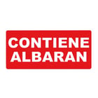 Apli Rolo de 200 Etiquetas Permanentes - Contém Nota de Entrega - Vermelho - APLI 166836