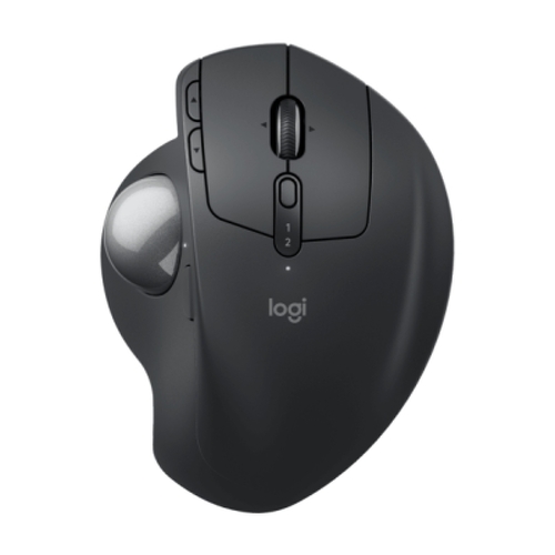 Mouse Trackball Sem Fio Logitech MX Ergo S - 2048 dpi - 8 Botões - Destro - Cinza Grafite - Logitech 910-007260