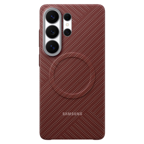 Samsung Capa magnética de carbono para Galaxy S26 Ultra em Vermelho Coral - Samsung EF-KS948SREGWW