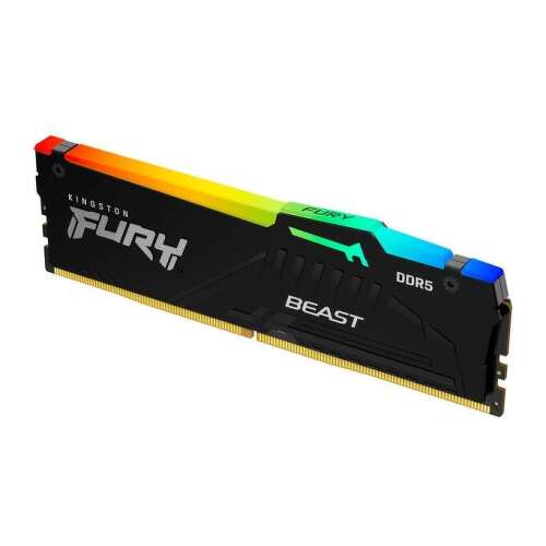 Kingston Fury Beast RGB Expo DDR5 6000MT/s 16GB 1.4V CL30 DIMM RAM - Kingston KF560C30BBEA-16