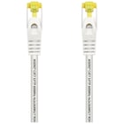 Cabo de rede Aisens Patch Cord RJ45 LSZH Cat.7 600 MHz S/FTP PIMF AWG26 - 0,5 M - Cor branca - Aisens A146-0489