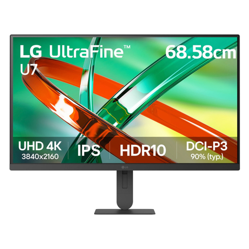 LG Monitor IPS de 27" UHD 4K com HDMI e DP, modelo 27U710B-B - LG 27U710B-B