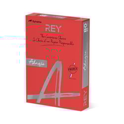 Papel Fotocopia Vermelho Intenso Adagio(cd22) A4 80gr 1x500FLS - Adagio 1801080