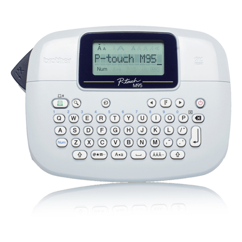 Brother PT-M95, QWERTY, Trasferência termal, 203 x 203 DPI, 7,5 mm/seg, AAA, Alcalino - Brother PTM95