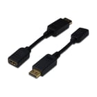 DIGITUS ADAPTADOR DISPLAYPORT TO HDMI TYPE A M/F - DIGITUS AK-340408-001-S