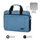 Capa para portátil Subblim para portáteis até 15,6 polegadas - Proteção com almofada de ar - Poliéster Oxford resistente - Repelente de líquidos - Cor azul - Subblim SUBLB-4APLB11