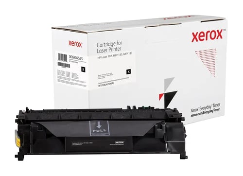 Cartucho de toner genérico preto Xerox Everyday HP W1106A - Substitui 106A - Xerox 006R04525