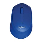 Logitech M330 Silent Plus Wireless 1000dpi Mouse - Silencioso - 3 botões - Mão direita - Azul - Logitech 910-004910