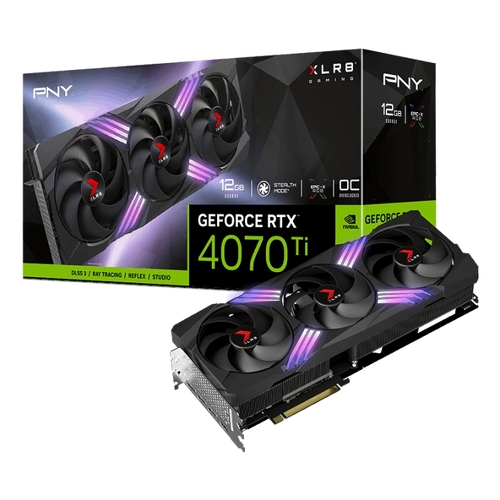 PNY GeForce RTX 4070 Ti SUPER 16GB XLR8 Gaming VERTO? Ventilador triplo DLSS 3 - Iluminação Epic-X - PCIe 4.0, HDMI, DisplayPort - PNY 243337
