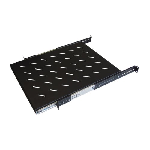 WP RACK PRATELEIRA DESLIZANTE 4x FIXA. 1000 (650MM) BLACK RAL 9005 - WP Rack WPN-ASS-141100-B