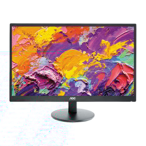 AOC MONITOR MVA 24" (23.6) 16:9 FHD VGA HDMI COLUNAS M2470SWH - AOC M2470SWH