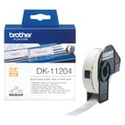Etiquetas pré-cortadas multipropósito (papel térmico). 400 etiquetas brancas de 17 x 54 mm - Brother DK11204