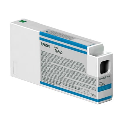 Epson Tinteiro Cyan T636200 UltraChrome HDR 700 ml - Epson C13T636200