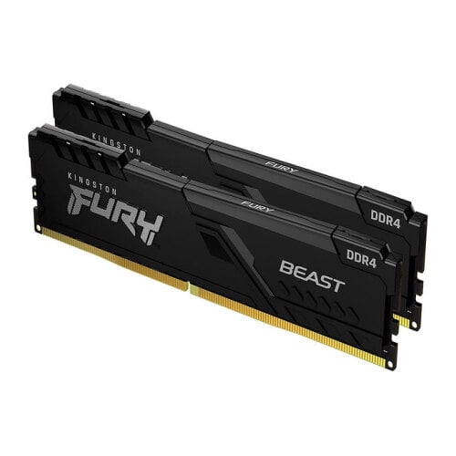 KINGSTON MEM 32GB 3200MT/s DDR4 CL16 DIMM (KIT 2) FURY BEAST BLACK - Kingston KF432C16BBK2/32