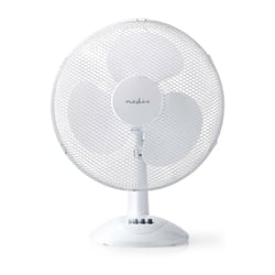 Nedis Ventoinha de Mesa 400 MM 45 W Oscilante 3-VELOCIDADES Branca - Nedis FNTB10CWT40