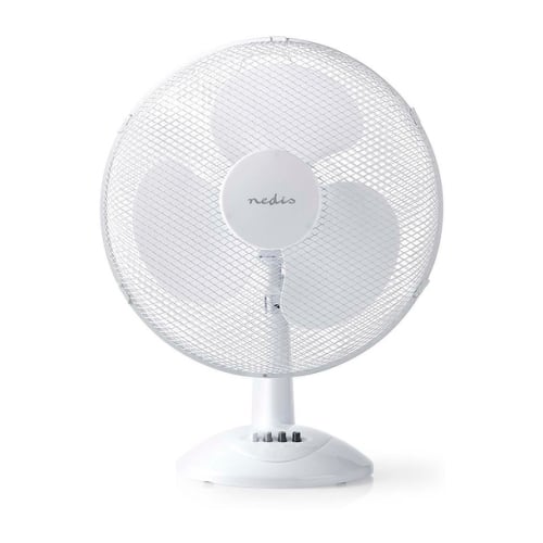 Nedis Ventoinha de Mesa 400 MM 45 W Oscilante 3-VELOCIDADES Branca - Nedis FNTB10CWT40