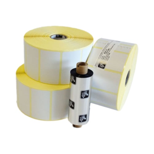Etiquetas 102x32 D25mm 1000T Papel Mate ZEBRA 12 Rolos - Zebra ZEB800294-155