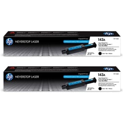 HP Kit com duas recargas de toner Neverstop Laser Original 143AD Preto - W1143AD