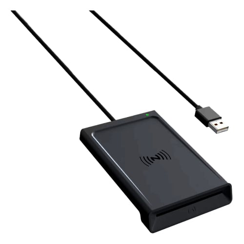 Leitor Cartão Cidadão Chip + Contactless RFID USB 2.0 - Lifetech LTLFCRD011