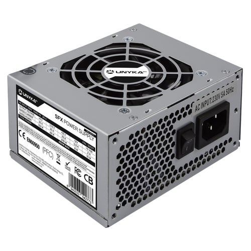 Fonte de alimentação Unykach SFX 450W 450W SFX - Ventoinha de 80mm - Unykach 52017