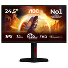 AOC Monitor VA de 25" (24,5) FHD, 1 ms, 400 Hz, HDMI, DP, USB; referência: 25G4KUR - AOC 25G4KUR