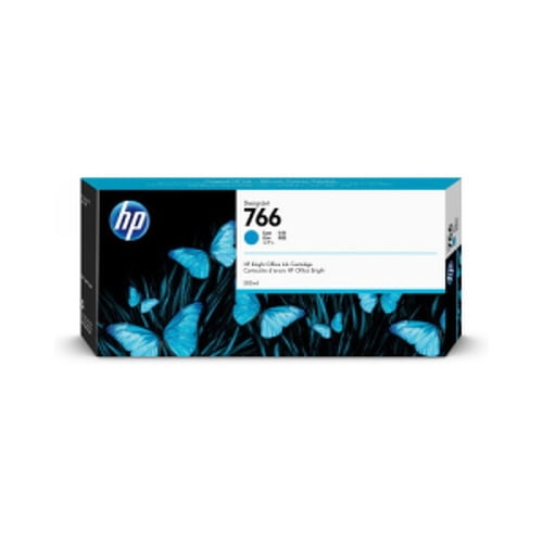 Cartucho de tinta original HP 766 ciano - P2V89A - HP P2V89A