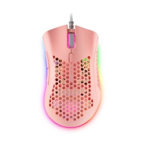 Mars Gaming MMEX 32000dpi USB Gaming Mouse - Estrutura em painel perfurado - 7 botões programáveis - Iluminação RGB Chroma - Uso com a mão direita - Cabo de 1,70 m - Mars Gaming MMEXP
