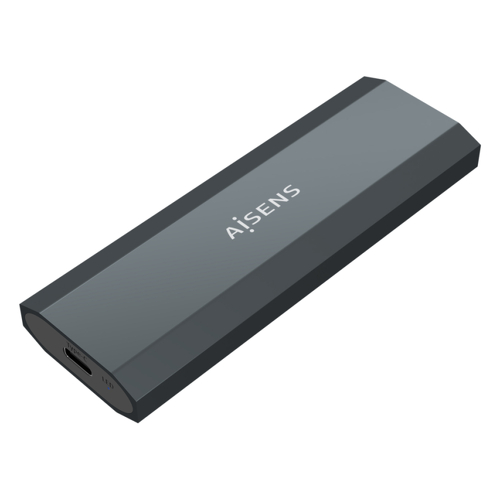 Aisens M.2 Externo (NGFF) - SATA/NVMe para Usb3.1 Gen2 - Cinzento - Aisens ASM2-018GR